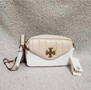 Tory Burch Mini Kira Quilted Leather Camera Bag